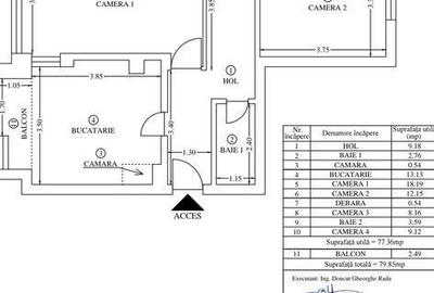 Apartament cu 4 camere decomandat în Cetate - 1