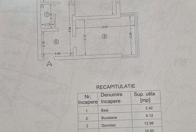 Apartament cu 2 camere decomandat în Bucium