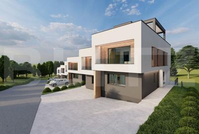 Case cuplate, cu pompa de caldura, panouri fotovoltaice, terasa, zona Vivo - 1