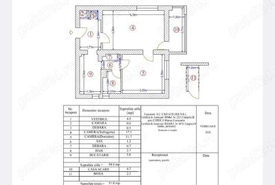 Apartament cu 2 camere decomandat în 1 Decembrie - 9