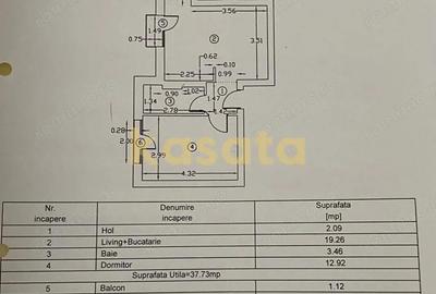 Apartament cu 2 camere decomandat în Ștefăneștii de Jos - 6