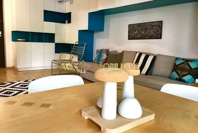 Apartament cu 2 camere semidecomandat, mobilat în Tineretului