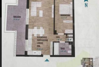 Apartament cu 2 camere în Europa