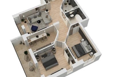 3 CAMERE  NOU  | STADION | PREDARE IMEDIATA | TVA INCLUS - 14