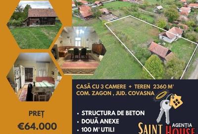 Casă 3 camere 100 M² cu 2360 M² teren - 1