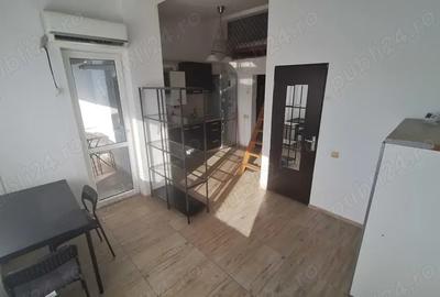 Garsoniera tip studio pe doua niveluri balcon, mobilata, aproape de metrou,Direct proprietar