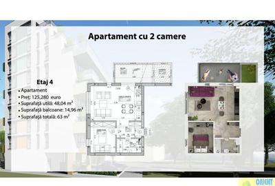 Statiunea Mamaia, apartamente 2 camere bloc NOU, vedere la mare si lac - 13
