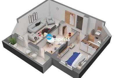 Apartament 2 cam de vanzare,59 mp,Dacia - 10