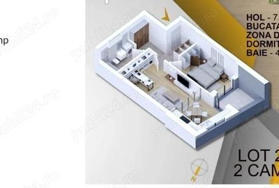 Apartament cu 2 camere în Titan - 1