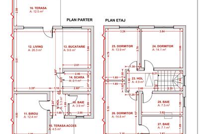 Duplex superb, P+E, 120 mp, 5 camere, 3 băi, bine poziționat, Giroc, comision 0% - 2