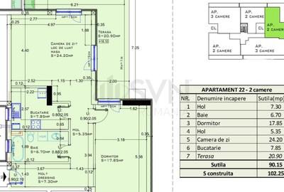 Apartament cu 3 camere semidecomandat în Aviației - 8