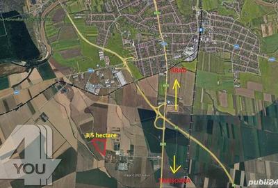 Teren extravilan 35000 mp,Ias Aradul nou aproape de autostrada la km 7 - 3