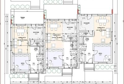 Triplex la gri, teren 284mp, pompe caldura, zona Plopi - 7