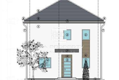 Duplex 4 Camere teren 300 mp  -Locație Centrală, Sura Mică - 6