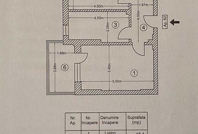 Apartament cu 2 camere decomandat în Sud - 3