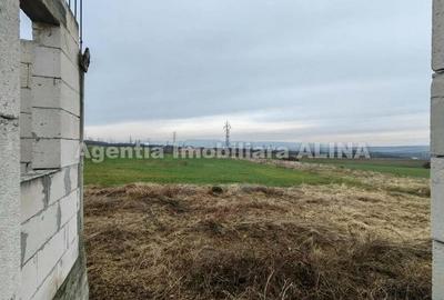 Teren 3525 mp in Satul Pestisu Mare, Jud. Hunedoara si casa neterminata... - 2