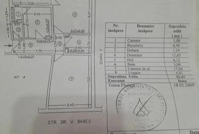 Apartament cu 2 camere decomandat în Central