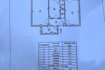 Apartament cu 2 camere decomandat în Calea București - 10
