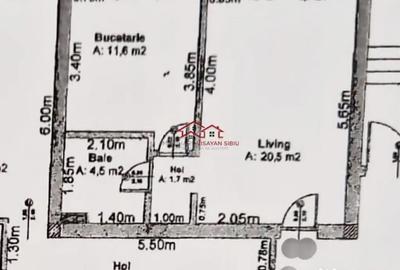 Apartament cu 2 camere decomandat în Cisnădie - 1