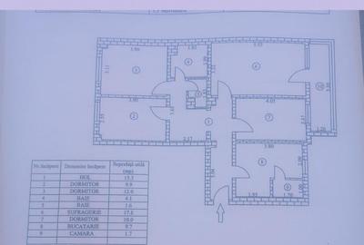 Apartament 4 camere str FRASINULUI -86,5mp - 1