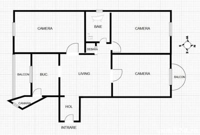 Apartament cu 4 camere decomandat în Mărăști - 7
