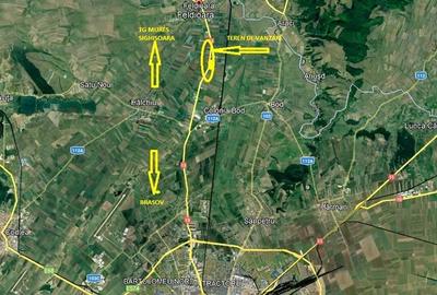 Teren cu front la DN13 spre Feldioara. - 2