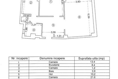 Apartament cu 2 camere decomandat, mobilat în Capitol - 16