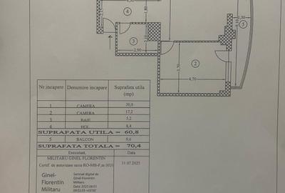 Oltenitei - Piata Sudului - Apartament 2 camere , 70mp , loc parcare, boxa - 5