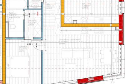 Apartament cu 2 camere semidecomandat în Central - 1