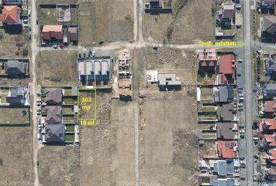 Teren de 503 mp, în Moșnița Nouă