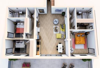 Teren de vanzare cu autorizatie bloc  22 apartamente cu terase - Sibiu - 9