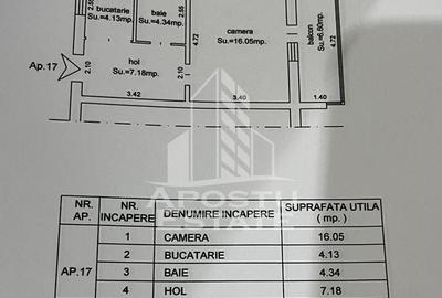 Apartament 1 camera,zona Lipovei - 7
