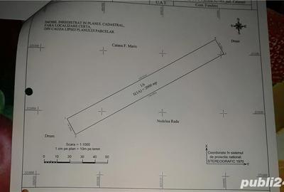 Teren de 2000 mp, în Fundeni