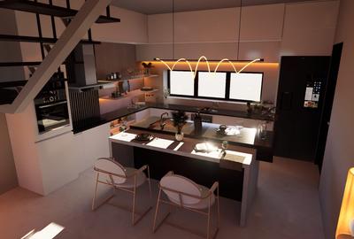 Casa Tip Duplex - 4 camere si 4 bai - Popesti Leordeni - P+2 - Terasa 43mp - 8