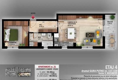 TVA INCLUS Apartament 2 camere FINALIZAT - Pallady / Parcul Teilor - 8