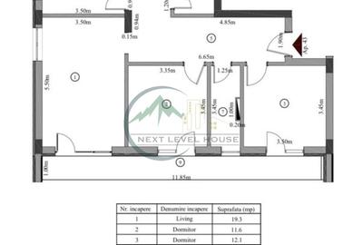 Apartament cu 3 camere decomandat, mobilat în 13 Decembrie - 13