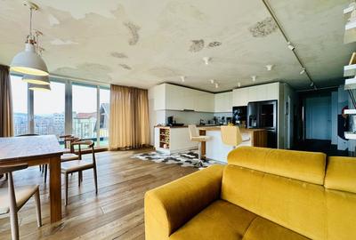 Penthouse cu 3 camere semidecomandat, mobilat în Grigorescu - 3