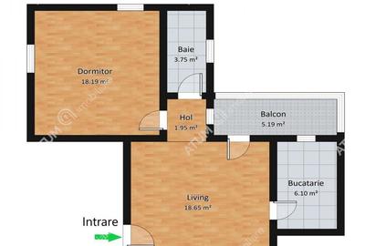 Apartament 2 camere balcon pivnita in zona Terezian din Sibi - 5