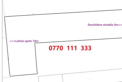 Teren suprafata 477mp, zona Centrala - 1