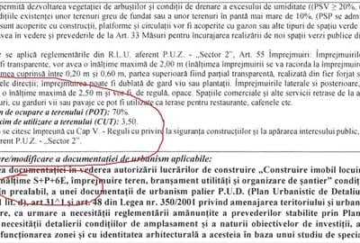 Teren ICOANEI, Autorizare S 2, 1000mp, CU 20.06.25, M2, CUT 3.5 , POT 70%, LIBER - 3