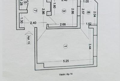 Apartament cu 2 camere decomandat în Inel II - 4