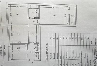 Apartament cu 3 camere, 70mp, Alexandru - Piata Voievozilor. - 11