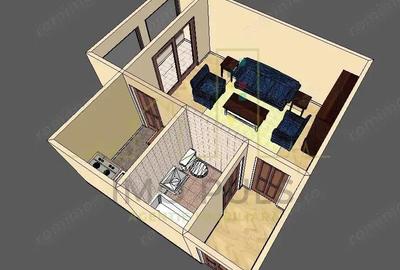 1 Camera. Telegrafului. Etaj intermediar. 4 ap/nivel - 7