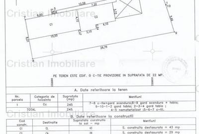 Casa 2 camere teren 245 mp deschidere 9 m la strada Brailit - 9