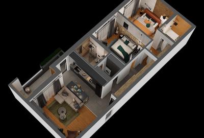 Apartament cu 3 camere decomandat în Central - 7