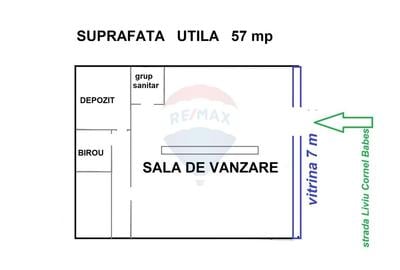 Spațiu comercial, de 57 mp, în Calea București - 3