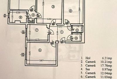 Apartament cu 4 camere semidecomandat în Titan - 20