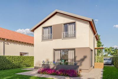 Case individuale în Sânpetru, cu teren 400 mp și toate utilitățile Case individuale în Sânpetru, cu teren 400 mp și toate utilitățile - 6