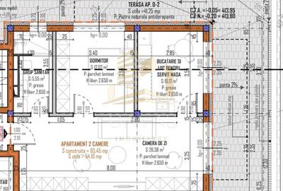 Apartament de 3 camere semidecomandat | Bloc nou Baciu - 1