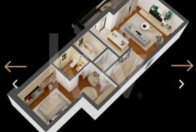 Apartament cu 2 camere decomandat în Sud-Vest - 2